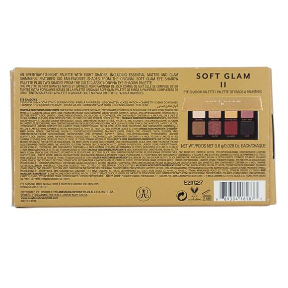 ANASTASIA BEVERLY HILLS Mini Soft Glam II Eyeshadow Palette - 0.028 oz - Picture 3 of 4